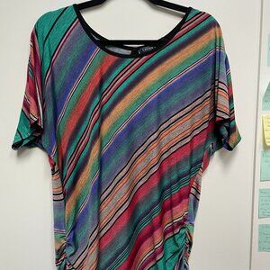 Lavish multicolor ruched top